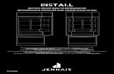 iNstaLl - JennAir | JennAir · INTRODUCTION REFRIGERATOR SAFETY You can be killed or seriously injured if you don't immediately follow instructions. You can be killed or seriously