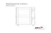 Rotisserie Oven - KASCO LLC Manuals... · 2013-01-17 · Rotisserie Oven Introduction 2 Introduction Your BKI VGG is a computer controlled rotisserie oven. It utilizes a revolving
