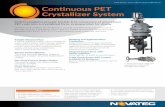 CCR Series: 4.5 to 182 ft (127-5180 liters) Continuous PET ... · Continuous PET Crystallizer System CCR Series: 4.5 to 182 ft3 (127-5180 liters) Novatec CCR systems are designed