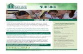 NURSING - Northern Maine Community College · NMCC’s Nursing program is designed to prepare students to become registered nurses. Students develop the necessary knowledge and skills