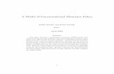 A Model of Unconventional Monetary Policyfinance.wharton.upenn.edu/department/Seminar/macro/... · A Model of Unconventional Monetary Policy Mark Gertler and Peter Karadi NYU April
