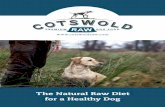 The Natural Raw Diet for a Healthy Dog - Cotswold RAW · their dog’s diet over to raw feeding. From food intolerances and an upset digestive system, to dry and itchy skin, undesirable