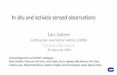In situ and actively sensed observations · Slide CMWF/EUMETSAT satellite course 2018: Microwave 1 The number of aircraft observations have increased very significantly the last 20