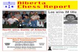 Alberta Chess Report Oct 06.pdf · Alberta Chess Report• September/October 2006 Page 4 Round 9 - August 27, 2006 White: Vicente Lee (2236) Black: Nikolay Noritsyn (2354) Result
