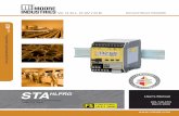 STA HLPRG Manual - Moore Industries-International, Inc. · STA to meet its IEC 61508 certification requirements. Description Moore Industries’ STA (HLPRG) is a Programmable Current/Voltage