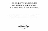 CONTINUOUS MIXED FLOW GRAIN DRYERS - kentra.co.uk Operating and Maintenance Instructions.pdfCONTINUOUS MIXED FLOW GRAIN DRYERS Operating and Maintenance Instructions ... The Drying