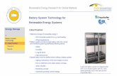 Battery System Technology for Renewable Energy Systems...Battery System Technology 1. Energy Storage Battery System Technology for Renewable Energy Systems • Rappenecker Hof is a
