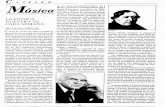 I e o e Música - Revista de la Universidad de México · Proceso a lo largo de 1984: la ópera Ma non. de Jules Massenet: una entrevist« con Gustav Mahler. en dos partes: tres no