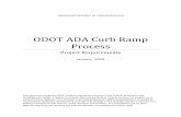 ODOT ADA Curb Ramp Process - Oregon...ODOT ADA Curb Ramp Process Project Requirements . January 20 20 . This document comprises ODOT project requirements based on the Federal Americans