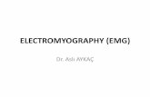 ELECTROMYOGRAPHY (EMG) - Universitydocs.neu.edu.tr/Staff/Asli.aykac/5 - Electromyography_8.pdfprocess. During a slight voluntary contraction, only a few MUs are activated, and they