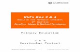 €¦ · Web viewKid’s Box 3 & 4 English for Spanish speakers 2nd Edition Caroline Nixon & Michael Tomlinson . Primary Education. 3 & 4. Curricular Project . INDEX School and …
