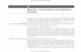 2 Basic communication skills - Elsevier · 2 Basic communication skills ... By following simple rules, you can help patients feel at ease, ... must beaccurate,completeand asrelevant