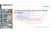 Codes and Regulations for Panel Builders · 2018-08-23 · © Siemens Industry Inc. 2014. All Rights Reserved. Codes and Regulations for Panel Builders Organizations Standards and
