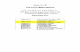 Appendix B The Consultation Report - London Borough of ... · PDF file Appendix B The Consultation Report Appendix B for the Cabinet Report: ... undertaken in the summer 2012 and sought