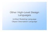 Other High-Level Design Languages - Stanford Universityinfolab.stanford.edu/~ullman/fcdb/aut07/slides/uml-odl.pdf · Other High-Level Design Languages ... Standards group: ODMG =