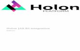 Holon JAX-RS integration · The Holon Platform JAX-RS module provides support, components and configuration helpers concerning the JAX-RS - Java API for RESTful Web Service standard.