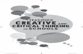 Teaching Creative and Critical Thinking in Schools€¦ · Creative and Critical Thinking Teaching in Schools Russell Grigg and ... 9.3 Progression in strategy during the Sports League