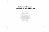 MonoScan User's Manual - Coulton um 1_10.pdf · locking nut to secure the unit inside the tank. When installing a threaded flange, ensure that it matches the MonoScan . threads. To