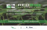 REDBIO Programa-Preliminar 12-09-2019 · Jorge Sandoval - CORBANA - Costa Rica El cultivo in vitro de plantas de Musa, un vehículo seguro para micropropagar plantas libres de la