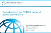 Coordination for REDD+ support at the World Bank · 17. PFM in or adjacent to areas of the SLMP in Ethiopia/GIZ –US$0.57m 18. Business Solution to Poverty Coffee Initiative Project