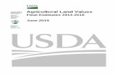 Agricultural Land Values - Cornell University Agricultural Land Values Final Estimates 2014-2018 (June