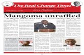 Tuesday 6 November Mangoma unraffled 130 online 1.pdf · Tuesday 6 November MDC Information & Publicity Department, Harvest House, 44 Nelson Mandela Ave, Harare, Zimbabwe Issue 130