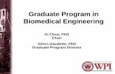 Graduate Program in Biomedical Engineering · Worcester Polytechnic Institute 4 Sample Program of Study for Instrumentation/Sensors • BME: – BME523 Biomedical Instrumentation