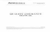QUALITY ASSURANCE MANUAL · 1.2 REGULATORY AND QUALITY SYSTEM COMPLIANCE The Theratronics Quality Assurance Program is compliant with ISO 9001, EN 46001, the U.S. Federal Food and