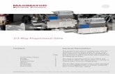 Technical Data Sheet Maximator 3/3-Way Proportional Valve...MAXIMATOR GmbH, Lange Straße 6, 99734 Nordhausen, Telefon +49 (0) 3631 9533 – 0, Telefax +49 (0) 3631 9533 – 5010,