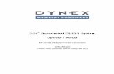 DS2 Automated ELISA System - DYNEX · 2 DS2 ® System Operator’s Manual. 1.2 DS2 Specifications . DS2 Instrument Dimensions Width. 540 mm (21.3 inches) Depth . 680 mm (26.8 inches)