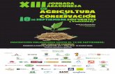 JORNADA - Diario del Campo · la Jornada Aragonesa de Agricultura de Conservación, que se plantea como un punto de encuentro en nuestra comunidad tanto para agricultores como para