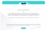 Notes explicatives sur les règles de l’UE en matière de ... · Notes explicatives sur les règles de l’UE en matière de TVA concernant le lieu de prestation des services se