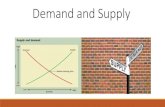 Demand and Supply - Loudoun County Public Schools...Economists maintain that eventually the matching of supply and demand will lead to what is called a market equilibrium, or price