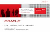 SCA Services, Cloud & Architecture - Oracle · - Develop policies and approve with workflow - Providers have ability to publish to registry/repository •Benefits - Regulatory compliance