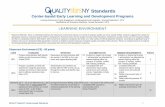 Standards - QUALITYstarsNY...QUALITYstarsNY Center-based Standards 2 CODE STANDARD INTENTION DOCUMENTATION MINIMUM REQUIREMENTS POINTS CE 4 Program has an independent ERS assessment