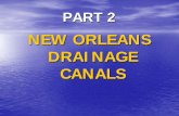 NEW ORLEANS DRAINAGE CANALSrogersda/levees/Historical...Drainage Canal Chronology • The 1853 Ponchartrain Harbor Map shows brackish water tidal influx zone around the mouth of Bayou