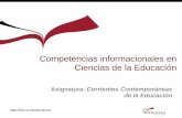 Asignatura: Corrientes Contemporáneas de la Educaciónbib.us.es/educacion/sites/bib3.us.es.educacion/files/default_images/... · C., & Álvarez Pérez, L. (2013). El consenso de