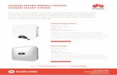 HUAWEI SMART ENERGY CENTER HUAWEI SMART STRING · The Huawei – Smart Energy Center – single-phase inverter is AI-Powered AFCI to proactively mitigate fire risk and saves up ...