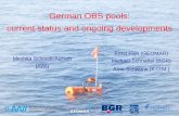 German OBS pools: current status and ongoing developments · 2017-09-05 · - Syntactic foam - SEND and new GEOMAR recorder - 4.5 Hz seismometer, - 4 Güralp CMG-40T (60 sec) - Other