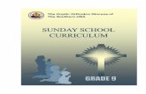 Piman~epickopoc n~remn~,/mi · Sunday School Curriculum Grade 9. ... with new lessons that are more appropriate for our youth in American society. These additional lessons give greater