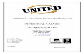 UNITED BRASS WORKS, INC.unitedbrassworks.com/UnitedBrassSubmittals/Industrial Valves-All.pdf · Engineered by Professionals for Professionals since 1910 . INDUSTRIAL VALVES . UNITED