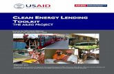 CLEAN ENERGY LENDING TOOLKIT · 6.4 Sasfin (South Africa) ... The Clean Energy Lending Toolkit was written by Lauren Moser Counts (Enclude/ShoreBank International, Project Team Manager),
