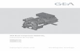 GEA Bock Compressor HGX4 CO 2 Instrucciones de montaje · 5.2 Motor de serie, modelo para arranque directo o con bobinado parcial 5.3 Esquema de conexiones para arranque con bobinado