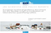 European technical guidance document for the flexible scope …publications.jrc.ec.europa.eu/repository/bitstream... · 2014-11-27 · genetically modified organisms (GMOs). ... We