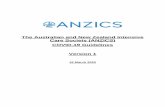 The Australian and New Zealand Intensive Care Society ...€¦ · The Australian and New Zealand Intensive Care Society (ANZICS) COVID-19 Guidelines have been developed to assist