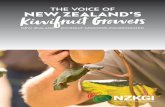 THE VOICE OF NEW ZEALAND’S - NZKGI€¦ · NEW ZEALAND'S KIWIFRUIT Regional contribution KEY Producing ha. % of total producing ha in NZ 34m 267 2.1 46m 549 4.3 POVERTY BAY WAIKATO