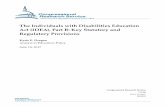 The Individuals with Disabilities Education Act (IDEA ... · The Individuals with Disabilities Education Act (IDEA), Part B Congressional Research Service Summary The Individuals