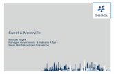 Sasol & Mossville - US EPA · PDF file Sasol & Mossville Michael Hayes Manager, Government & Industry Affairs Sasol North American Operations. ... Sasol expansion projects required