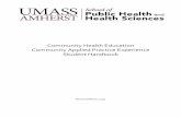 Community Health Education Community Applied Practice ... Handbook.pdf · Community Applied Practice Experience Student Handbook Revised March 2019 2 ... content area Field Site Supervisor
