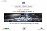 COMPETENCY BASED CURRICULUM MACHINISTonline.dbiti.in/WebDocument/34_SyllabusCTSMachinist,NSQF5.pdf · Machinist The DGT sincerely acknowledges contributions of the Industries, State